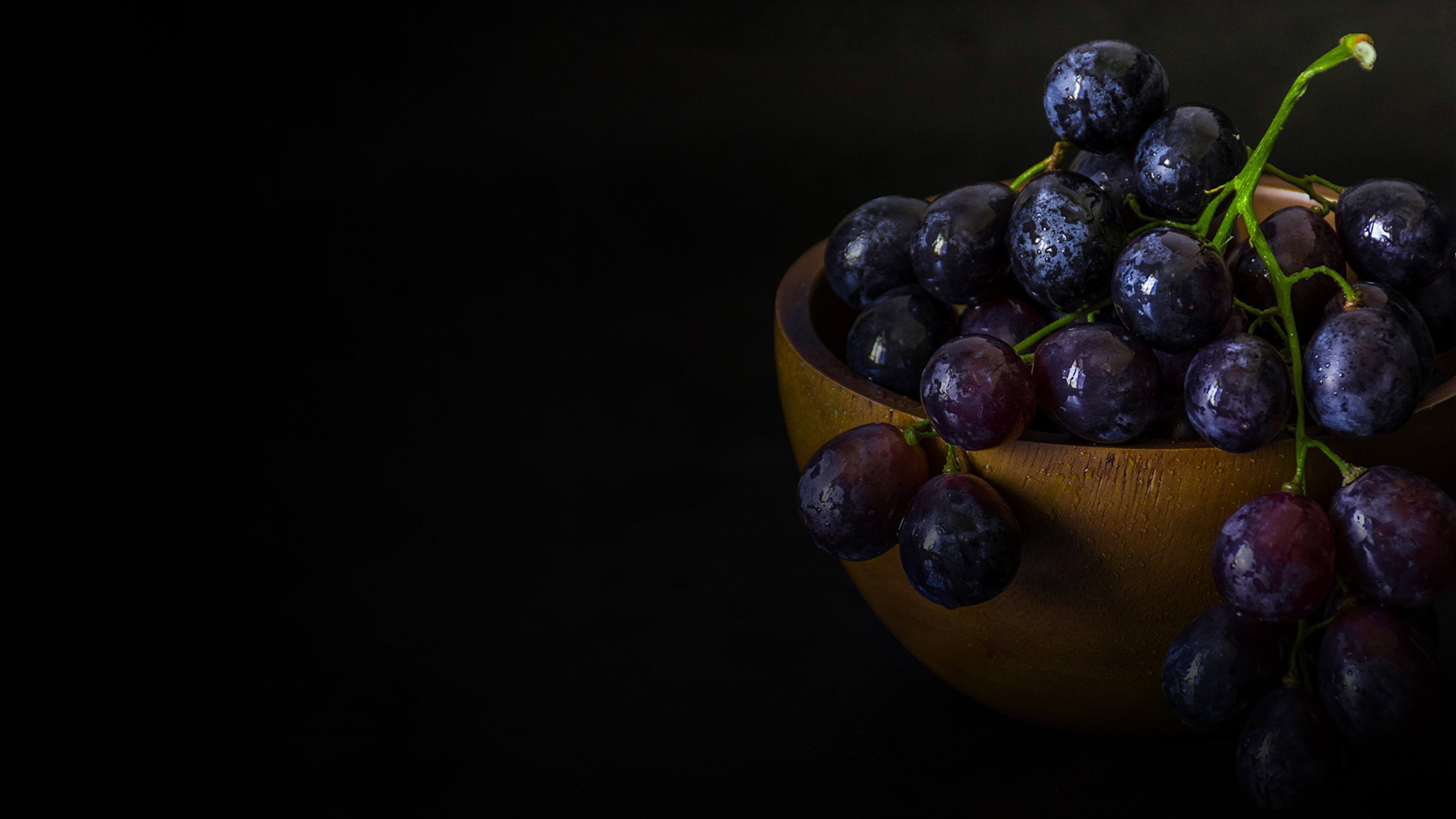Le raisin a un grain
