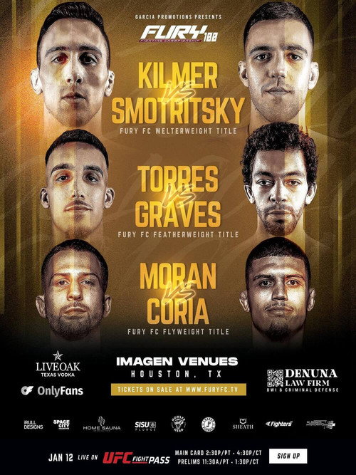 Fury FC 100: Kilmer vs. Smotritsky