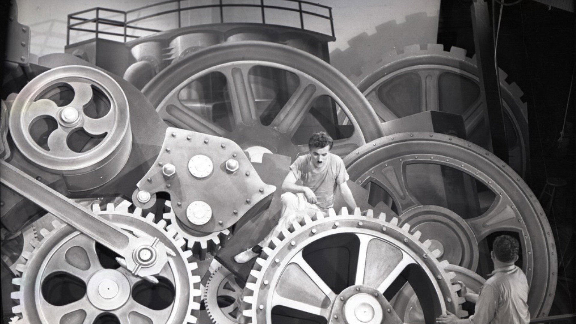 Chaplin et Les temps modernes, La voie du silence