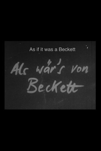 As if by Beckett